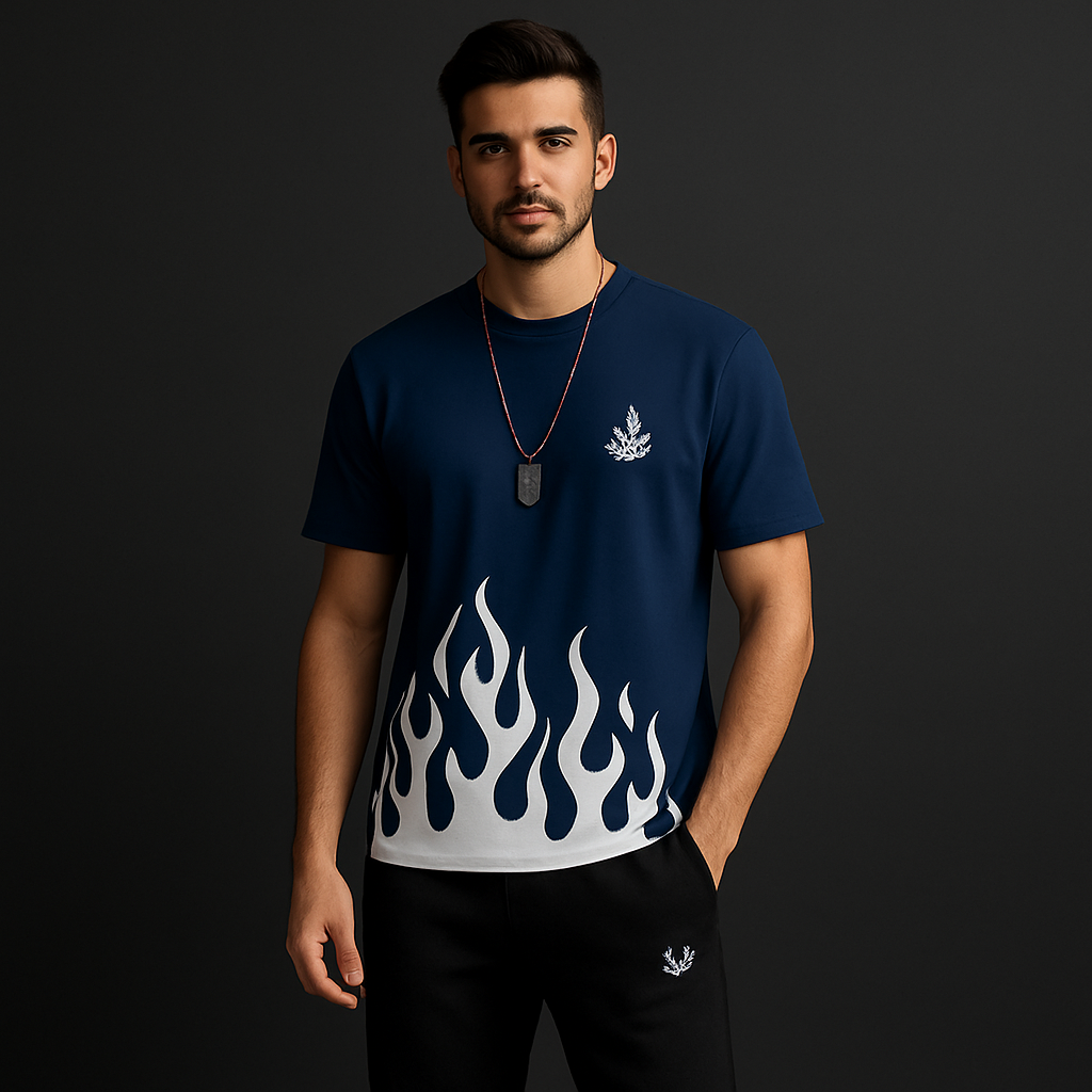 2 PCS MEN'S MICRO PLAIN TRACK SUIT