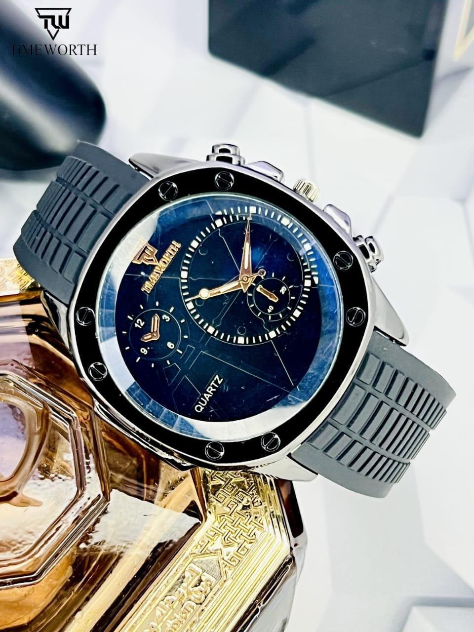 men's movement quartz water resistant watch