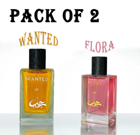2PCS LONG LASTING FLORAL CITRUS SPICY PERFUME FOR MEN