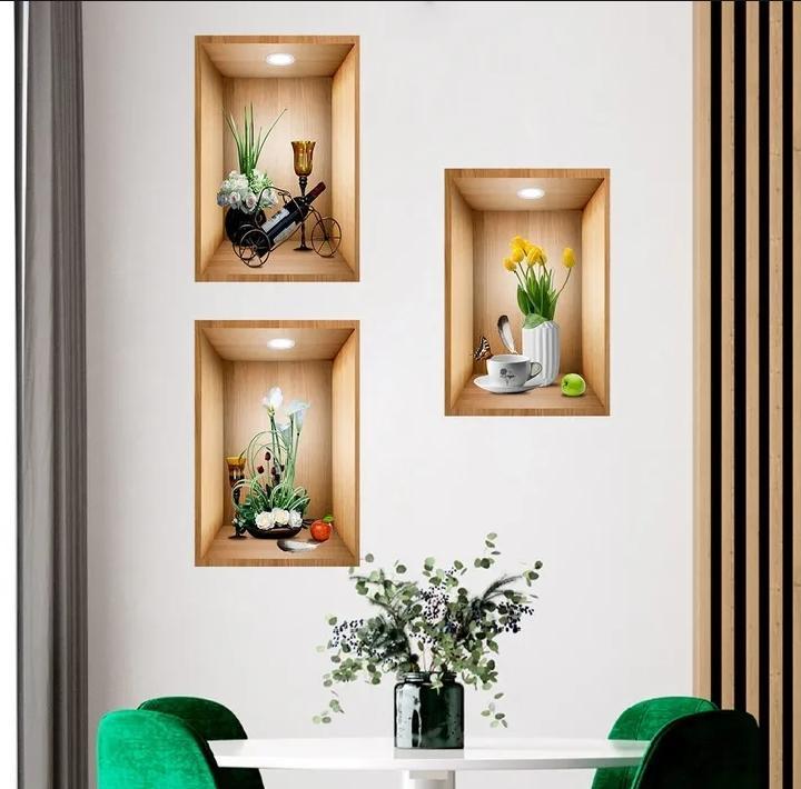 DECROATIVE 3D WALL PLANTER STRICK