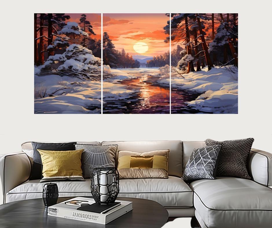 WOODEN WALL HANGING SET DECORATIVE HOME WALL ART(SETOF 3)