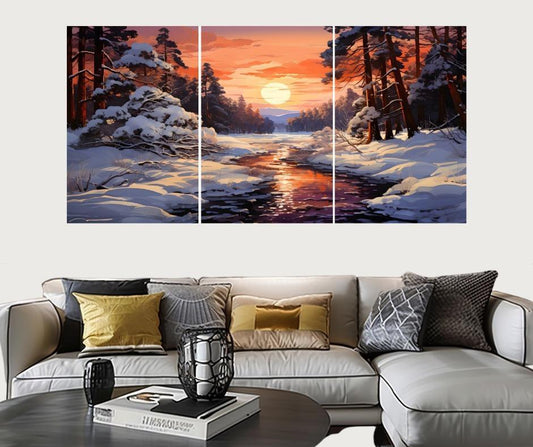 WOODEN WALL HANGING SET DECORATIVE HOME WALL ART(SETOF 3)