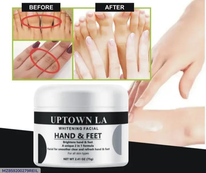 UPTOWN LA WATENING AND BRIGHTENING HAND AND FOOT CREAM