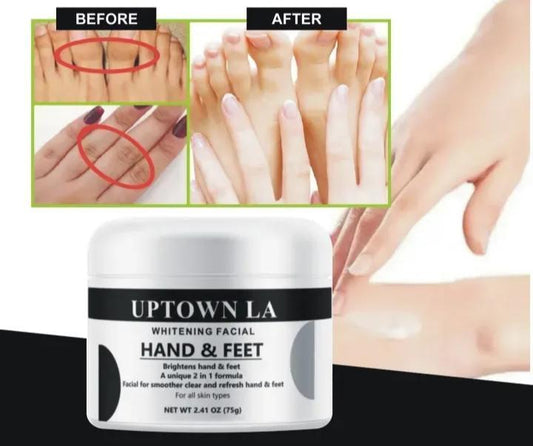UPTOWN LA WATENING AND BRIGHTENING HAND AND FOOT CREAM