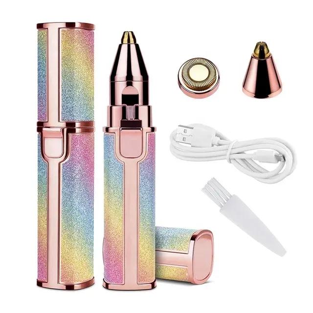 2 IN 1 EYEBROW AND FACIAL HAIR TRIMMER