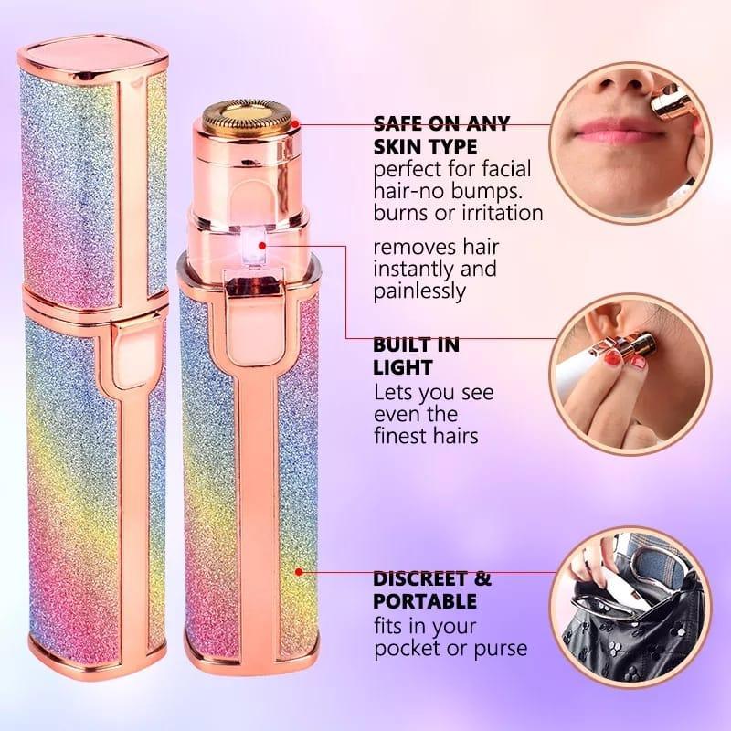 2 IN 1 EYEBROW AND FACIAL HAIR TRIMMER
