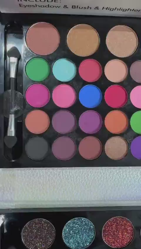 COLORS MULTICOLOR MATTE AND GLITTER EYESSHADOW PALETTE